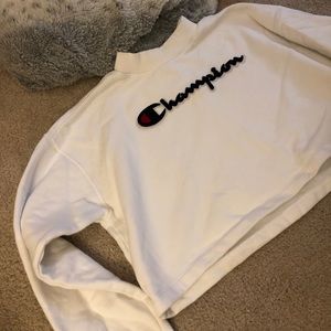 Champion cropped crew neck